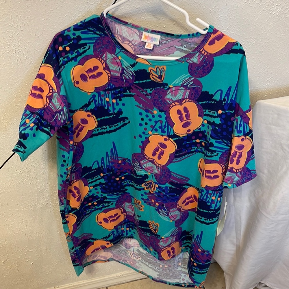 LulaRoe Disney Minnie Mouse Women’s T-Shirt Short Sleeves Over Sized NWT NEW A1